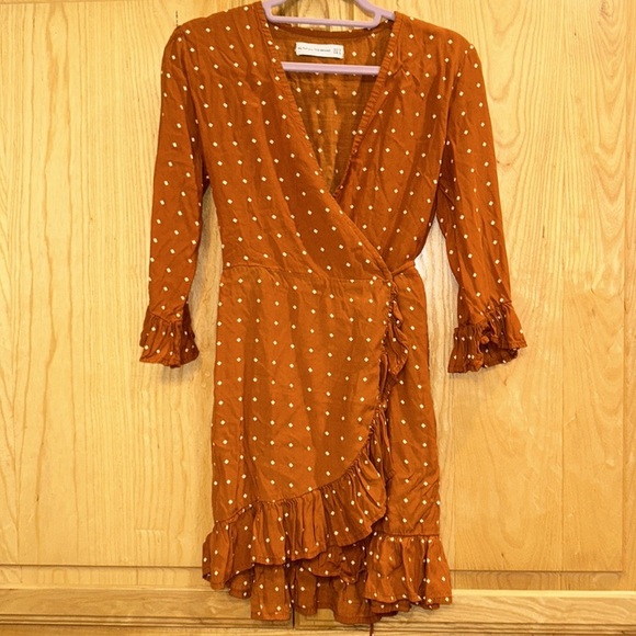Faithful The Brand Polka Dot Wrap Dress - Picture 3 of 13